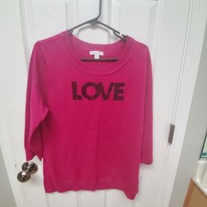 Magenta Love Sweater